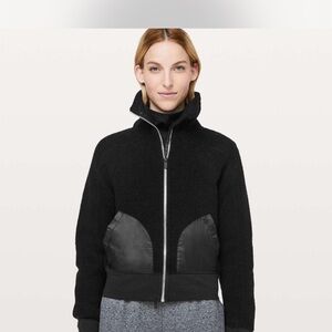 Lululemon Athletica Black Teddy Jacket